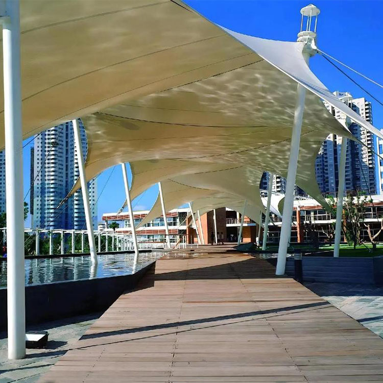 蓝山县膜结构景观棚