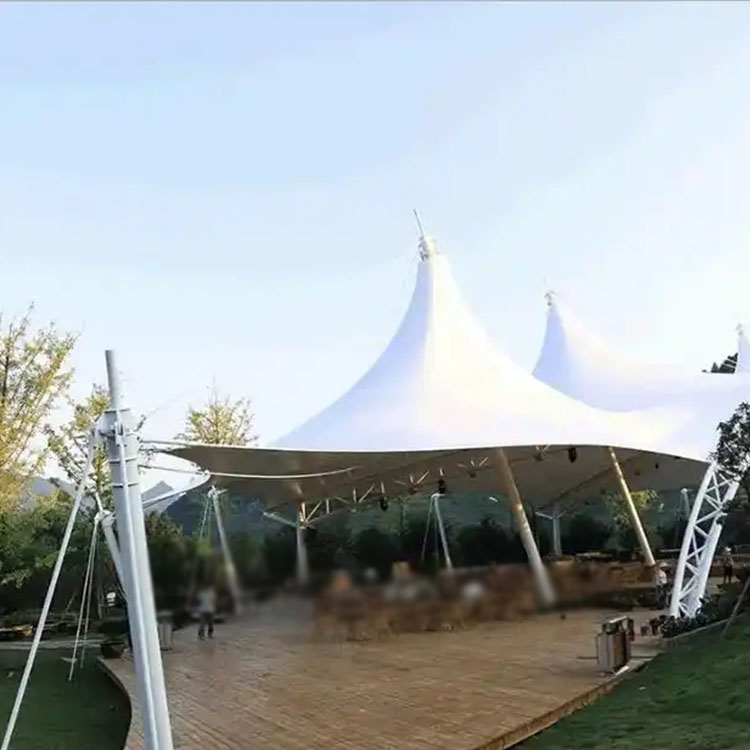 蓝山县膜结构景观棚