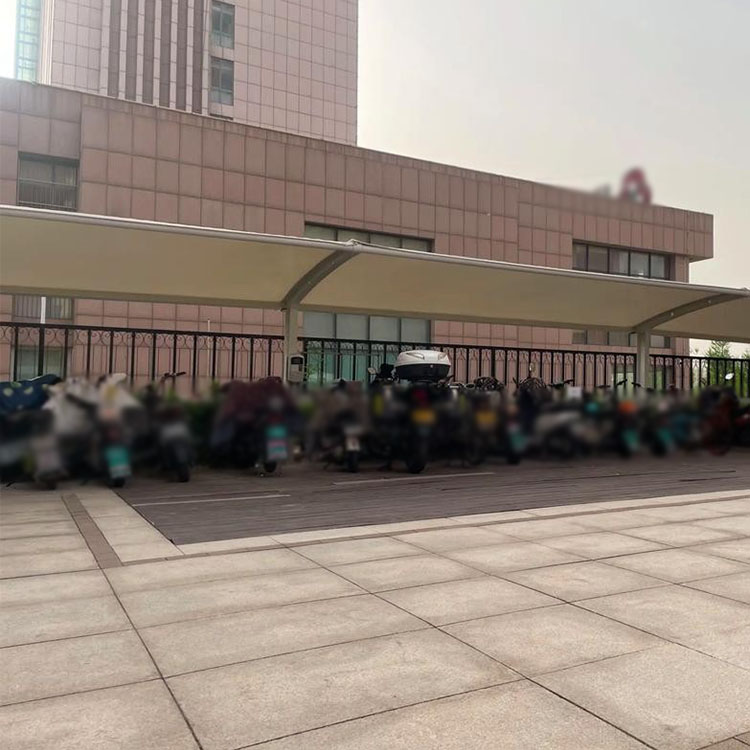 蓝山县膜结构电动车棚